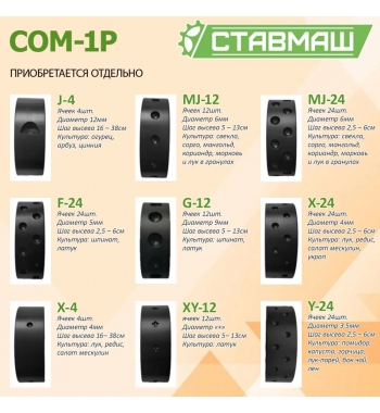 Сошник. Полозовидный, требуемая глубина и качество заделки мелкосемянных культур, плюс 10-15% полевой всхожести